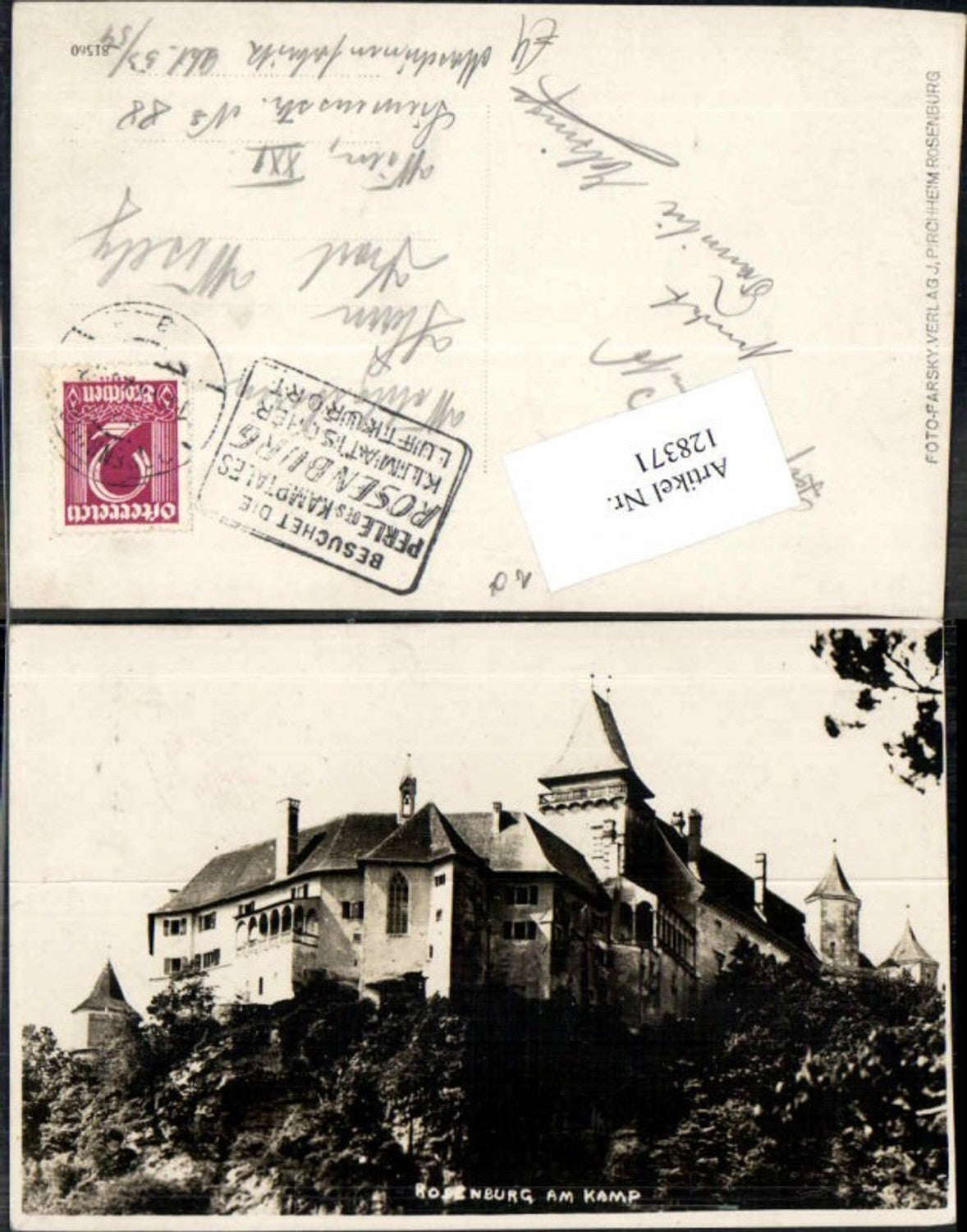128371,Rosenburg am Kamp Fotokarte