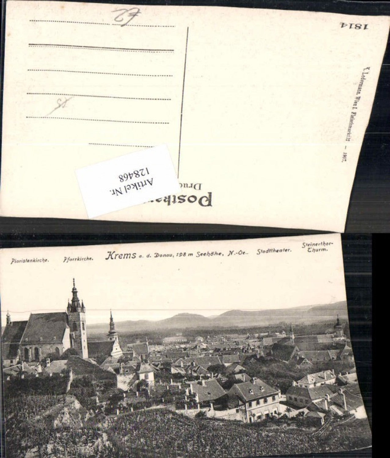 128468,Krems a.d. Donau Kirche Totale