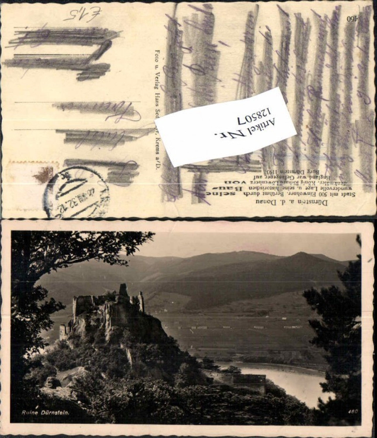 128507,Ruine Dürnstein in der Wachau