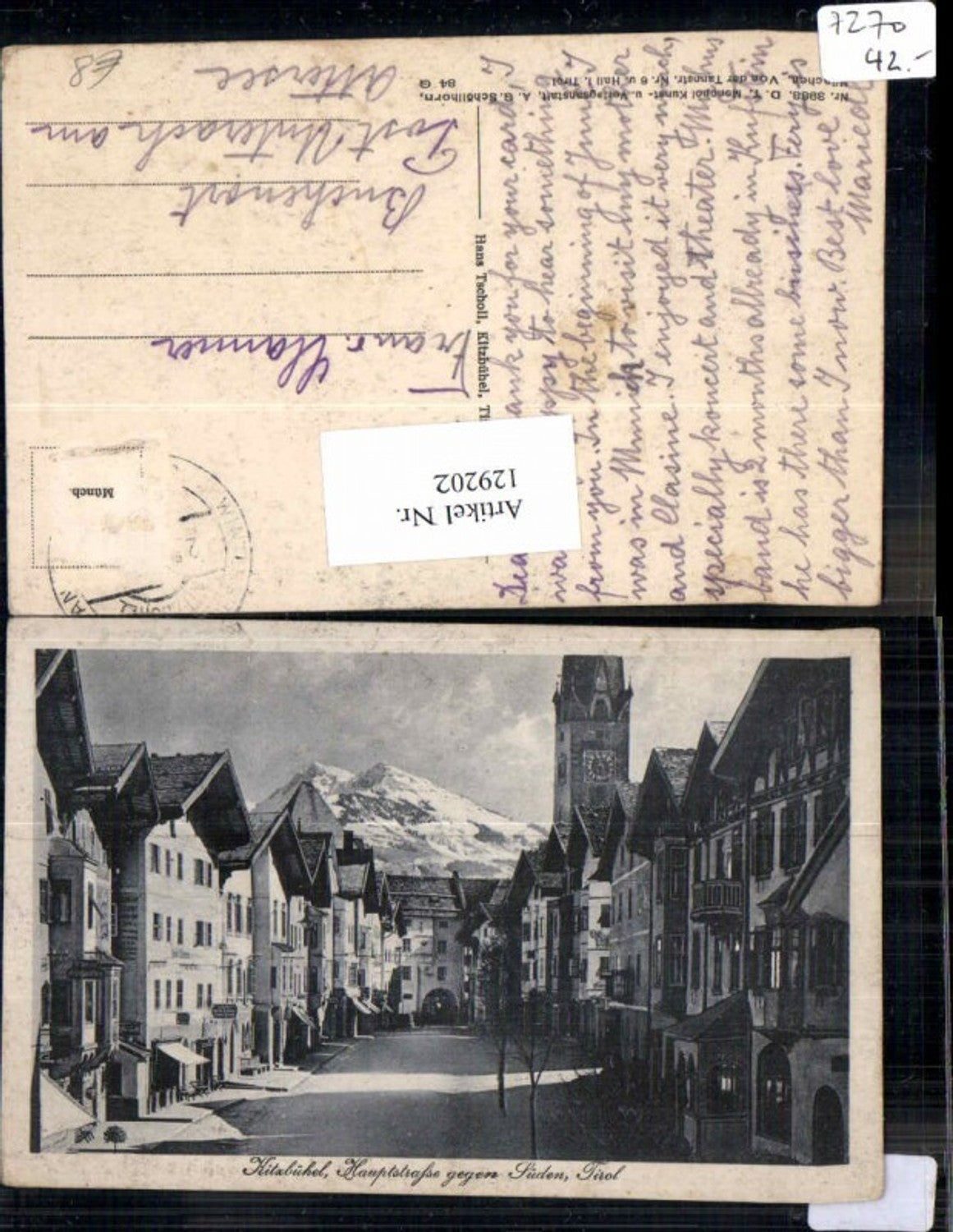 Alte Ansichtskarte – Old Postcard