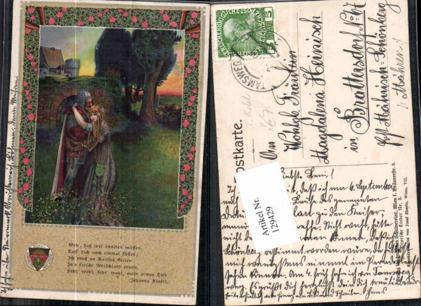 129429,Dt. Schulverein T. Welzl deutsche Lieder 3 Ritter Wikinger