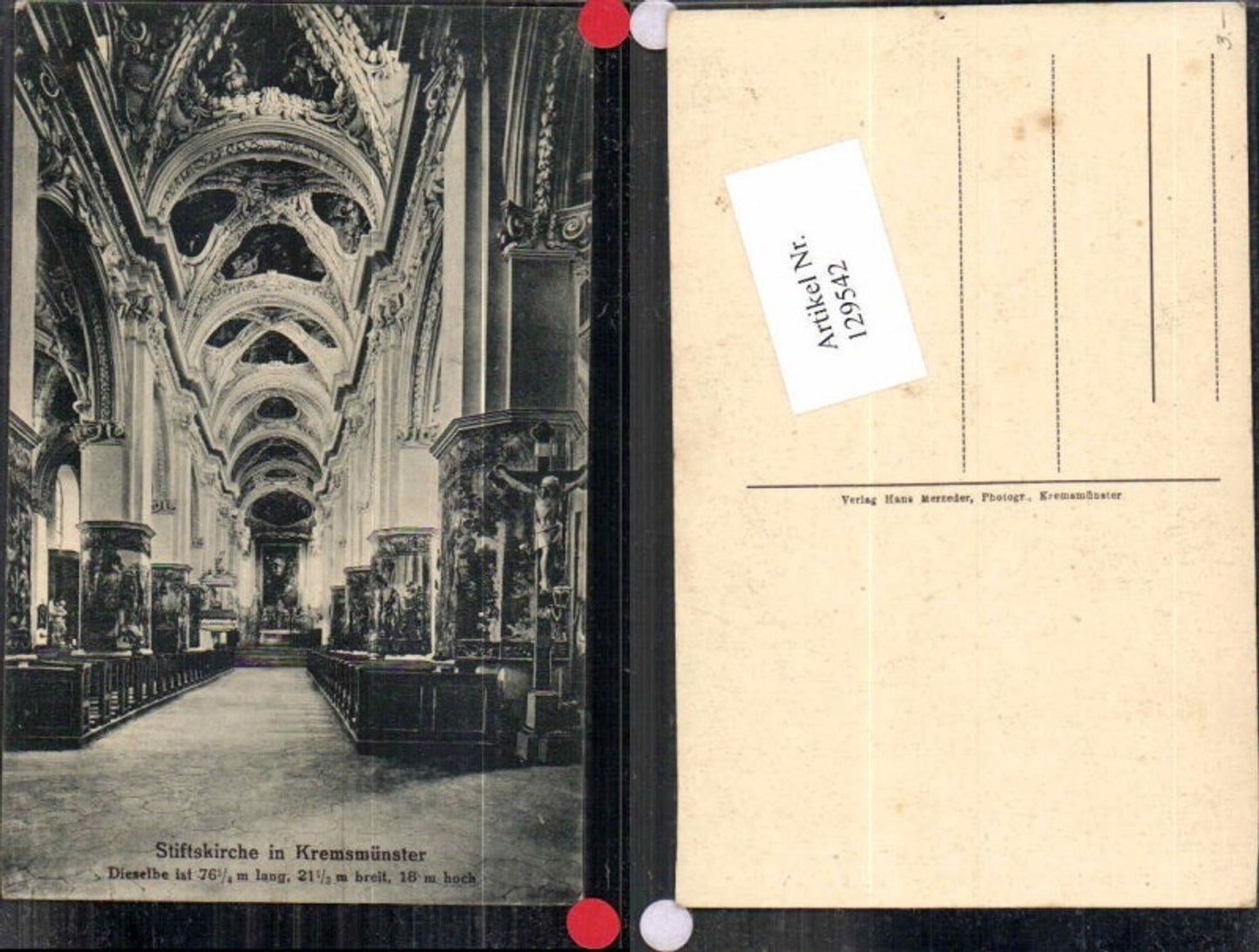 129542,Kremsmünster Kirche Innen