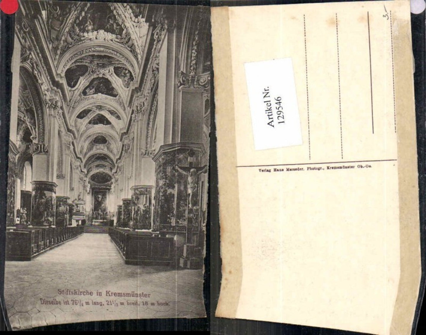 129546,Kremsmünster Kirche Innen