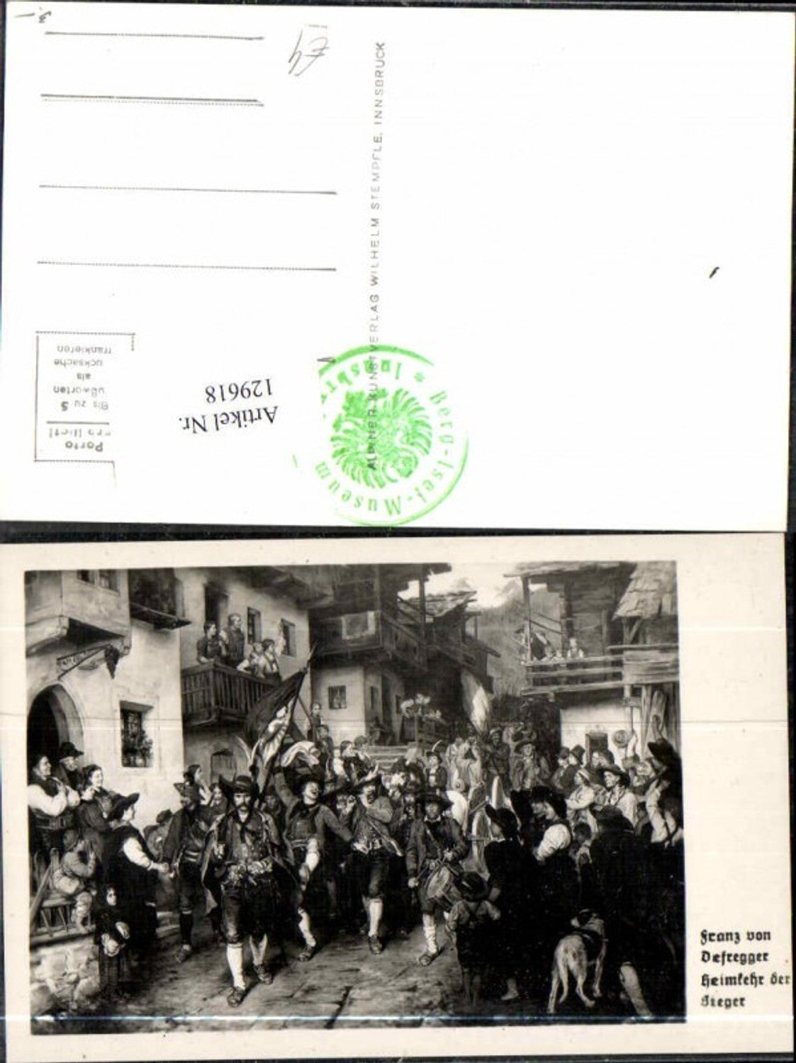 129618,Andreas Hofer Tiroler Freiheitskampf Defregger Franz sign