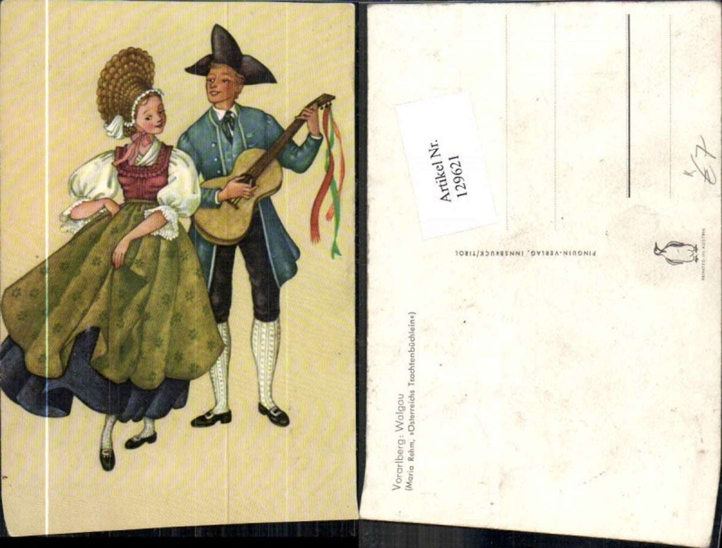129621,Maria Rehm Österreichs Trachtenbüchlein Trachten Walgau