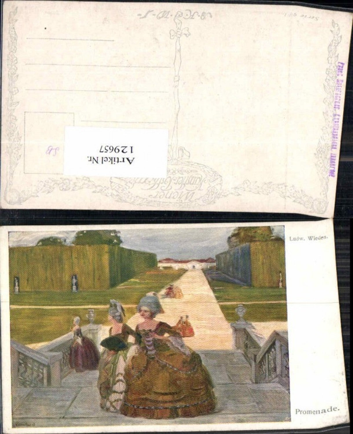 129657,B.K.W.I 916-1 Ludwig Wieden Promenade Schönbrunn