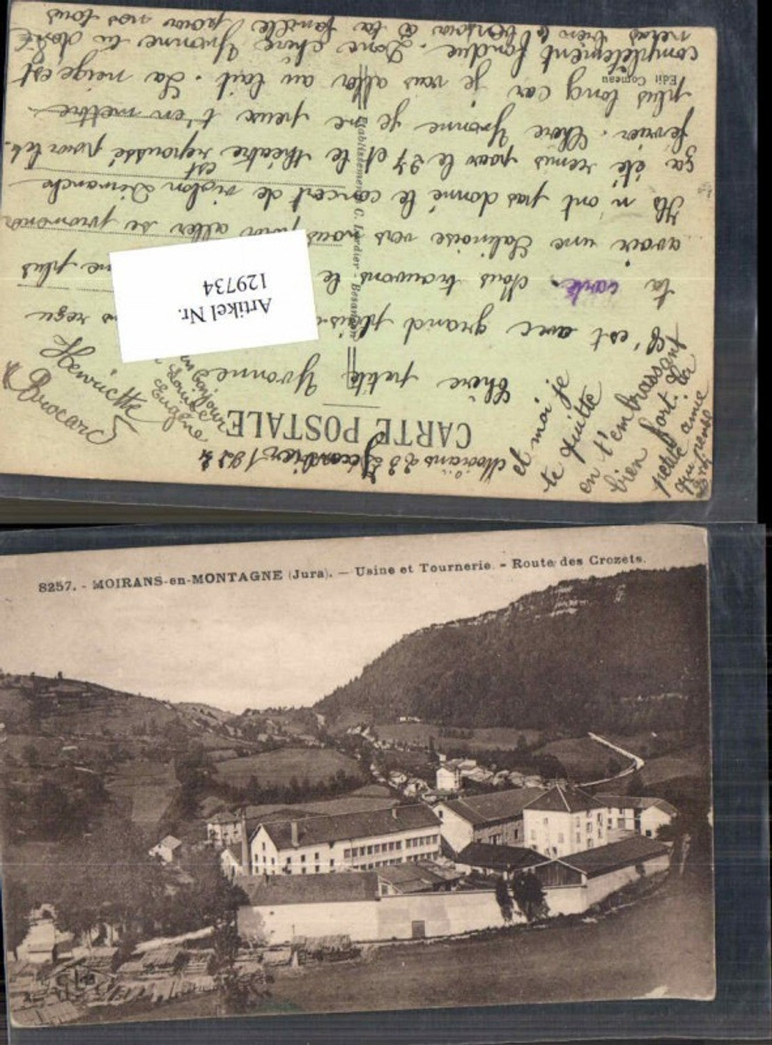 129734,Moirans en Montagne Jura Fabrik Usine et Tournerie