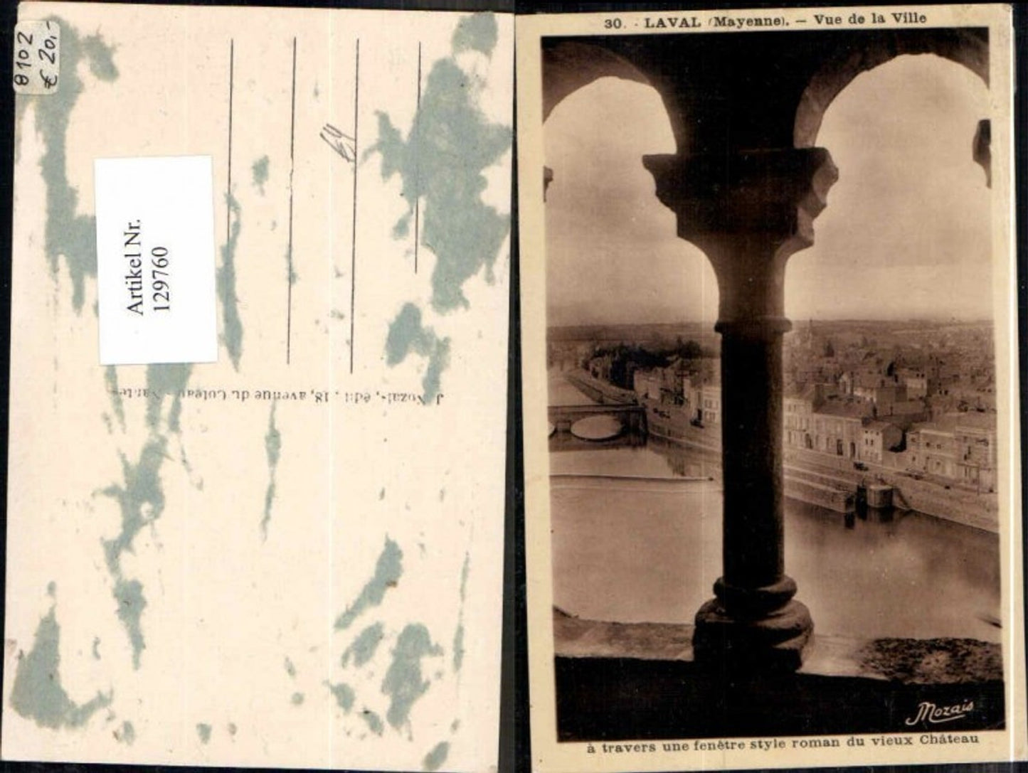 129760,Laval Mayenne vue de ville