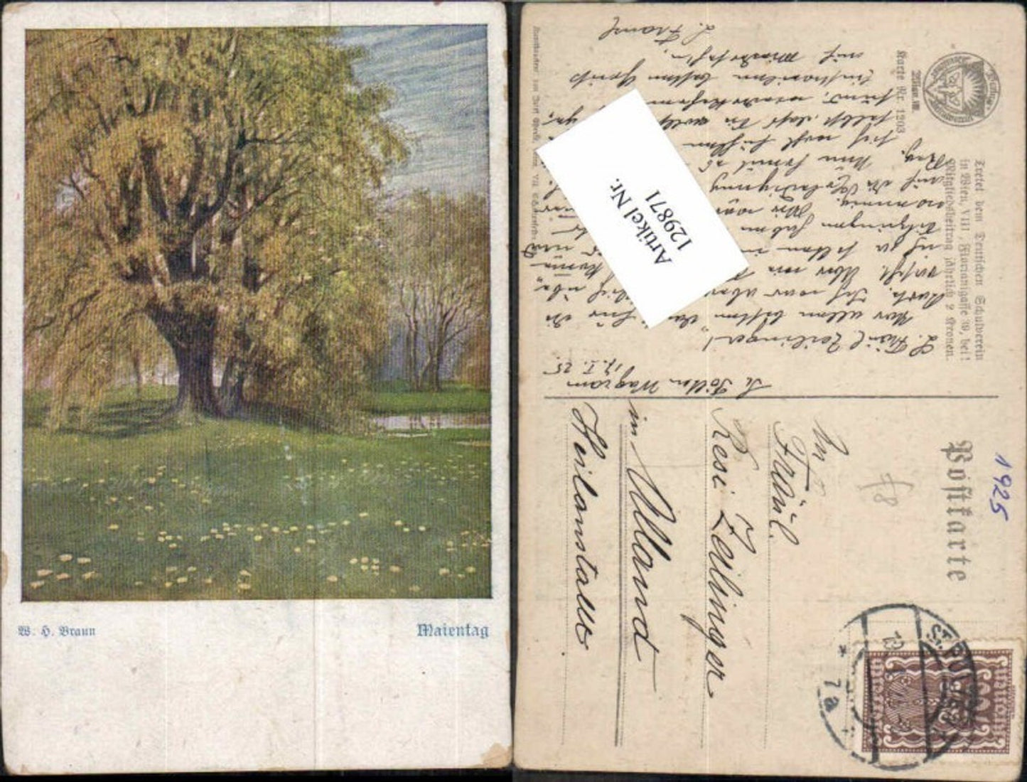 129871,Dt. Schulverein 1203 W.H. Braun Maientah Bäume