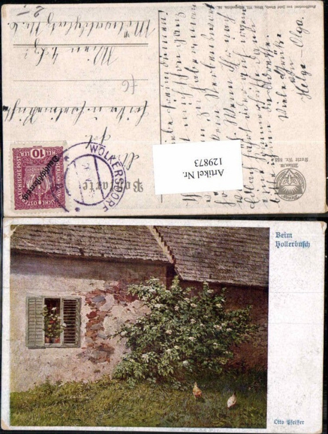 129873,Dt. Schulverein 888 Otto Pfeiffer Beim Hollerbusch