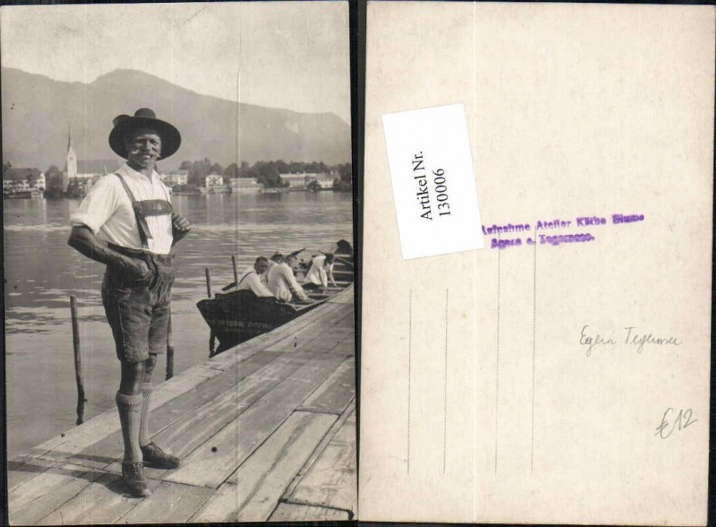 130006,FotoAK Egern am Tegernsee Tracht Volkstracht Rottach