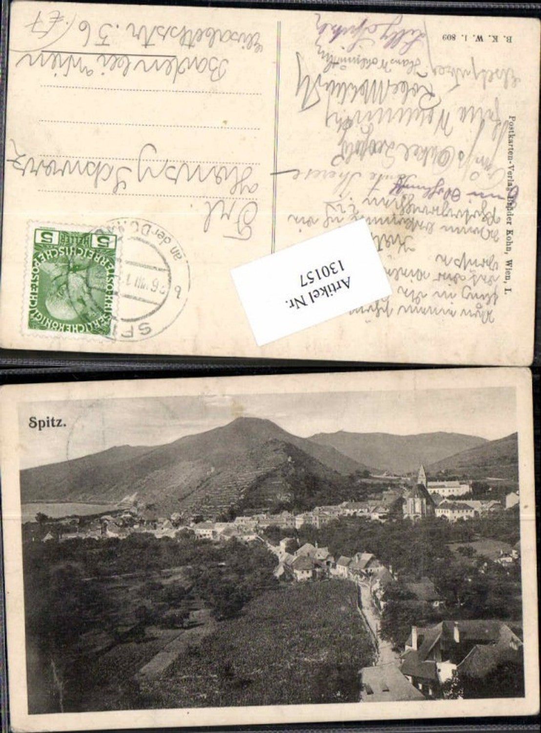 130157,Spitz a.d. Donau 1914 B.K.W.I 809