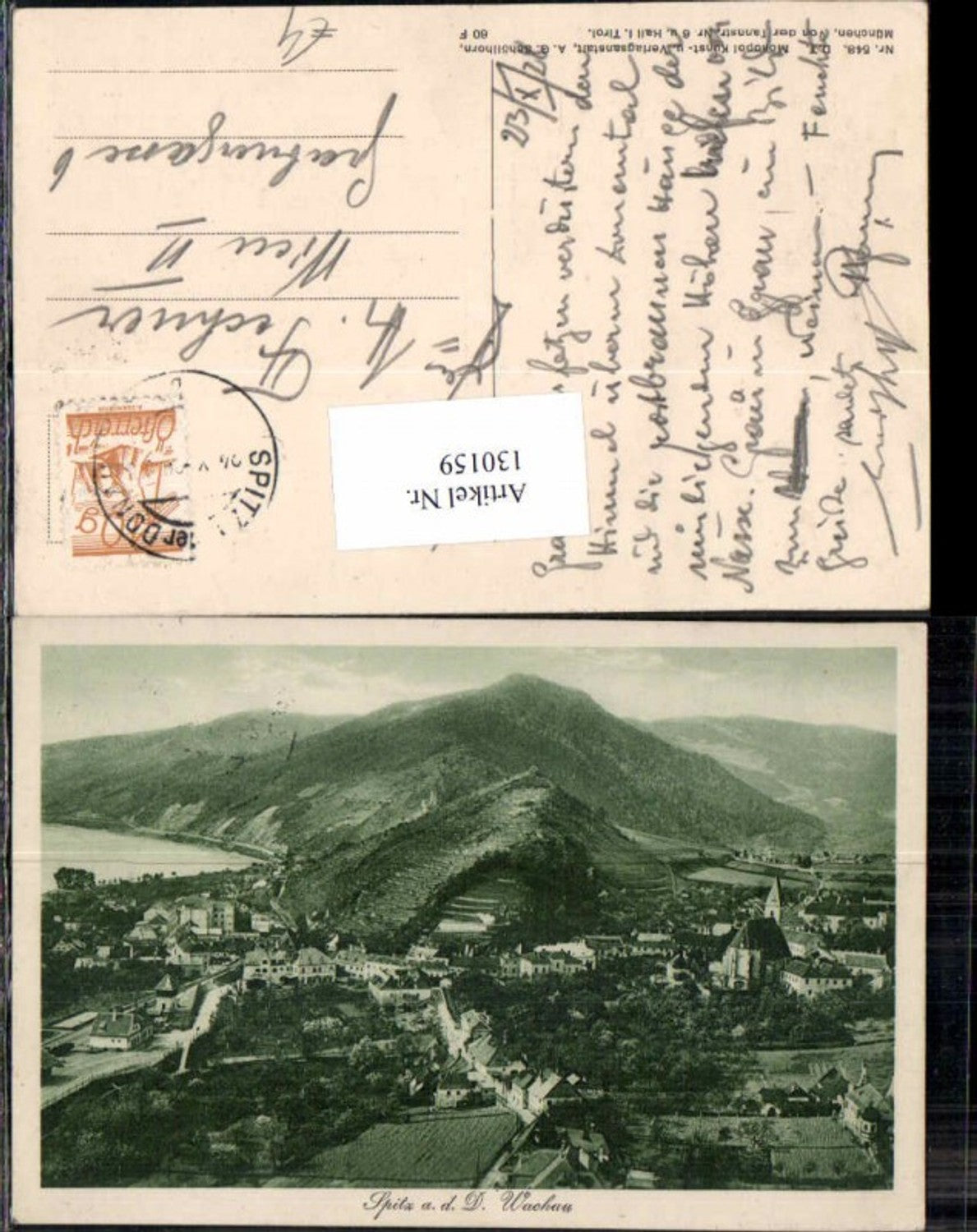 130159,Spitz a.d. Donau Wachau 1920