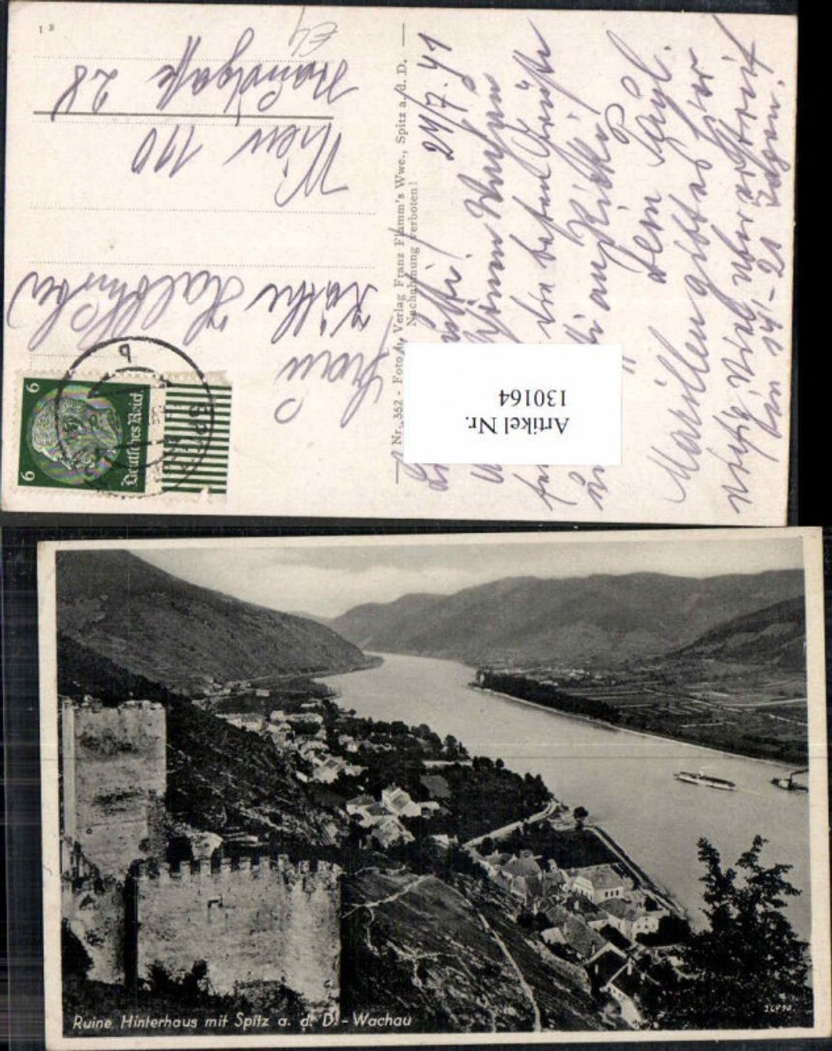 130164,Ruine Hinterhaus bei Spitz a.d. Donau