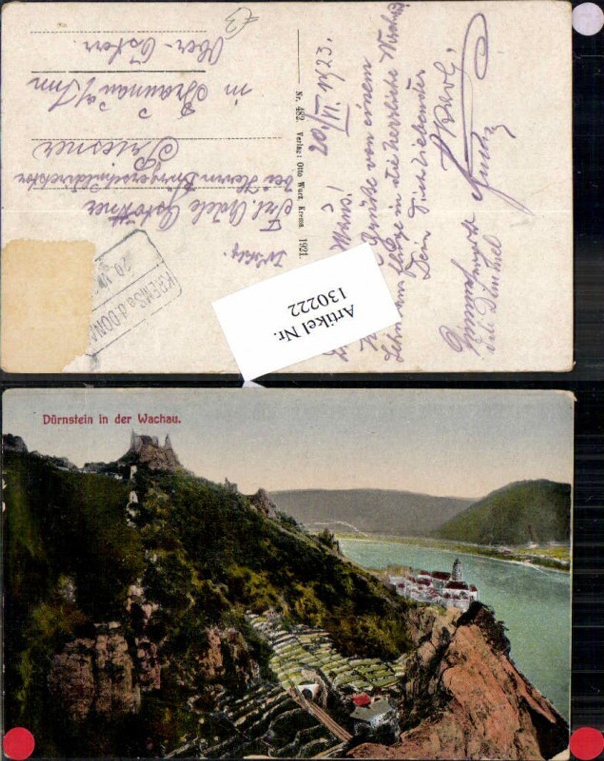 130222,Dürnstein in der Wachau Donau Totale Tolle AK