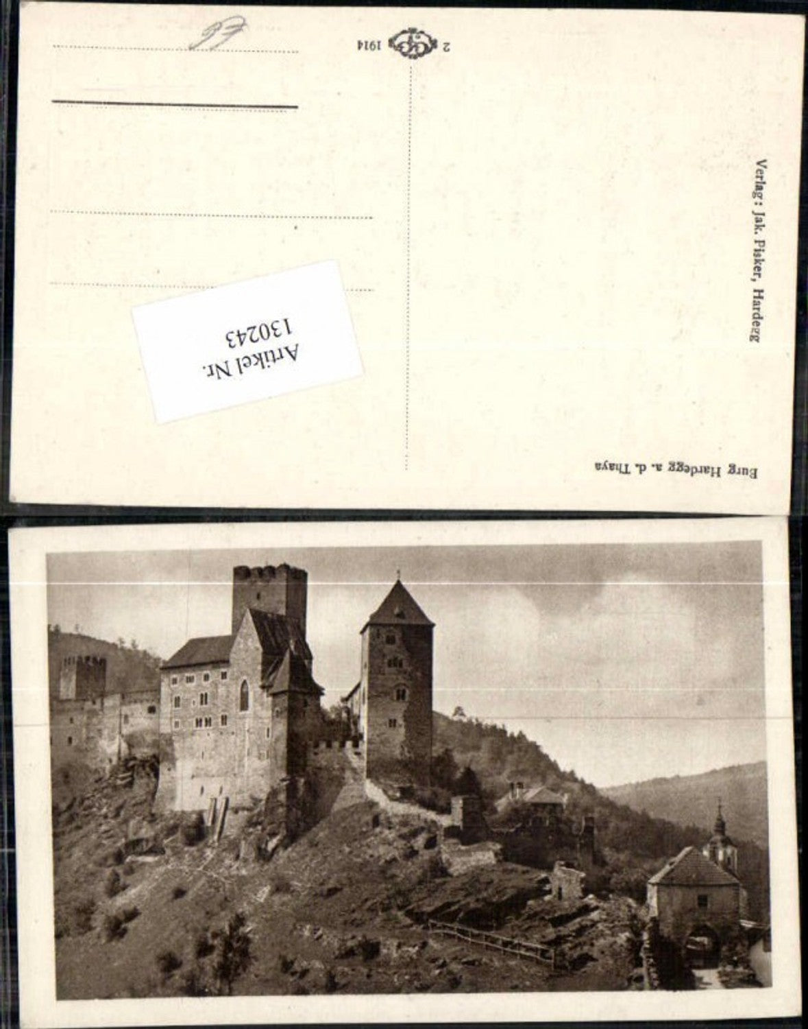 130243,Burg Hardegg a.d. Thaya 1914