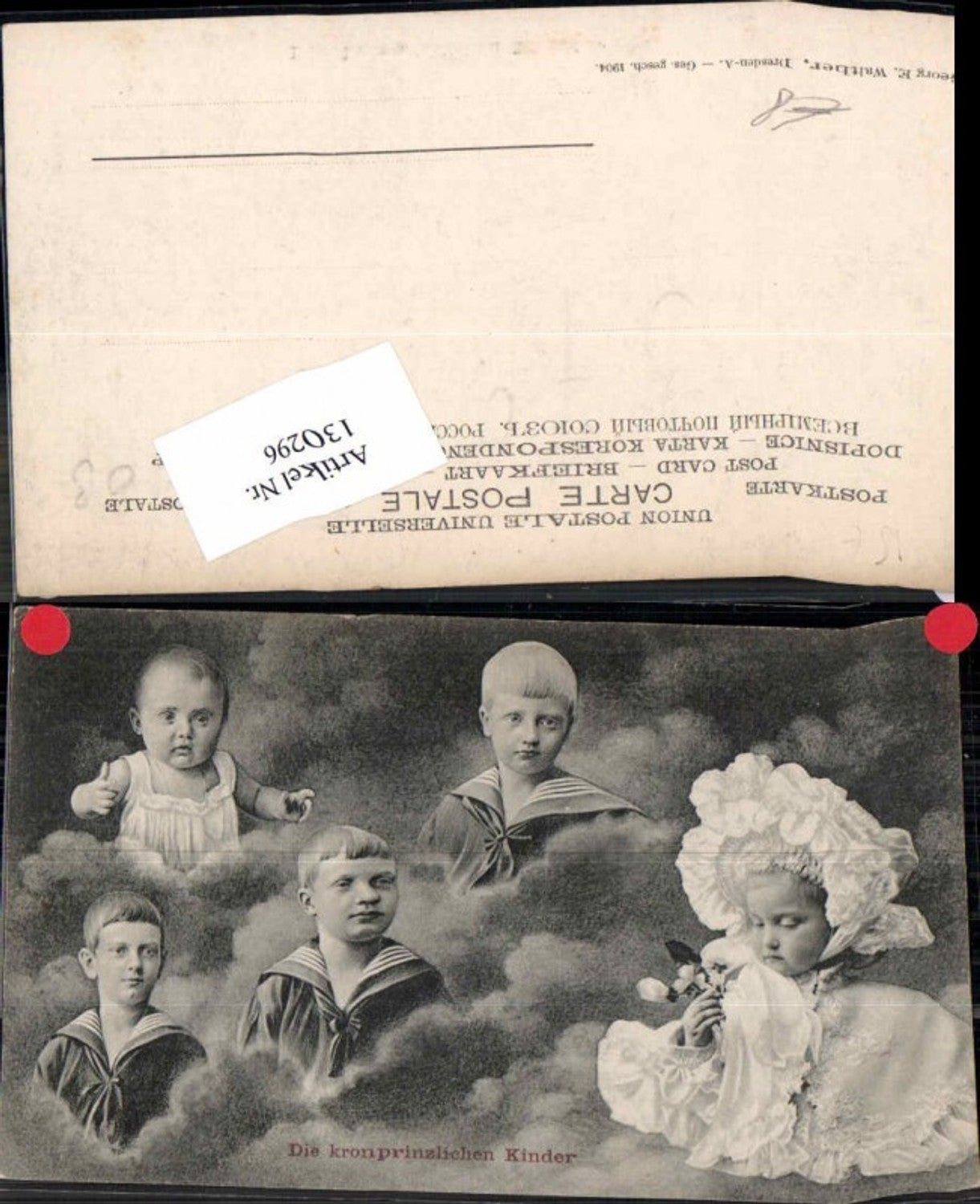 130296,Kronprinzen Kronprinzlichen Kinder Adel Monarchie