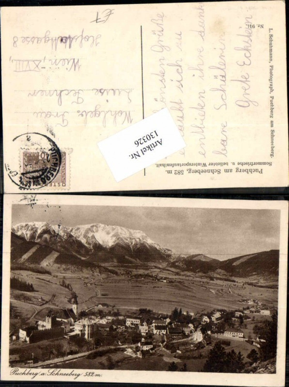 130326,Puchberg am Schneeberg 1928