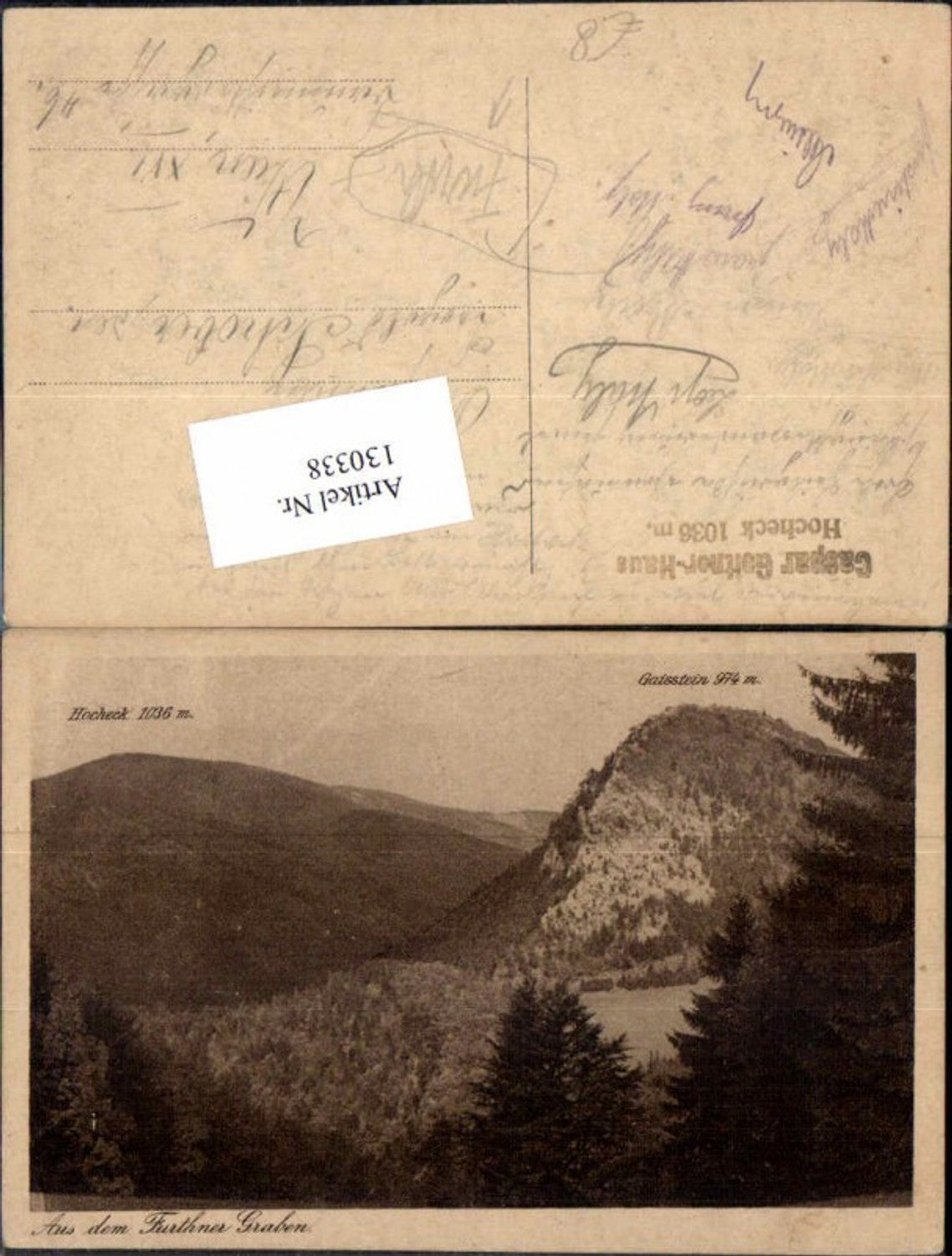 130338,Caspar Geitner Haus Hocheck Furthner Graben Neunkirchen