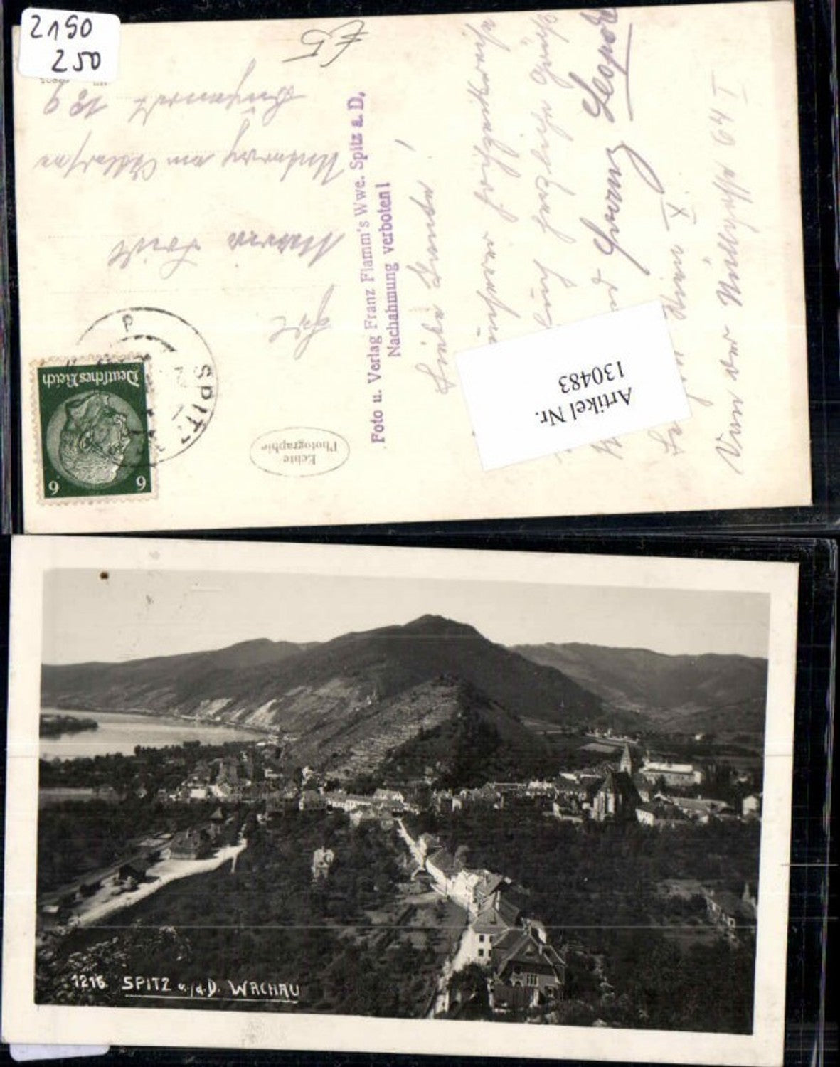 130483,Spitz a.d. Donau Wachau pub Franz Flamm 1216