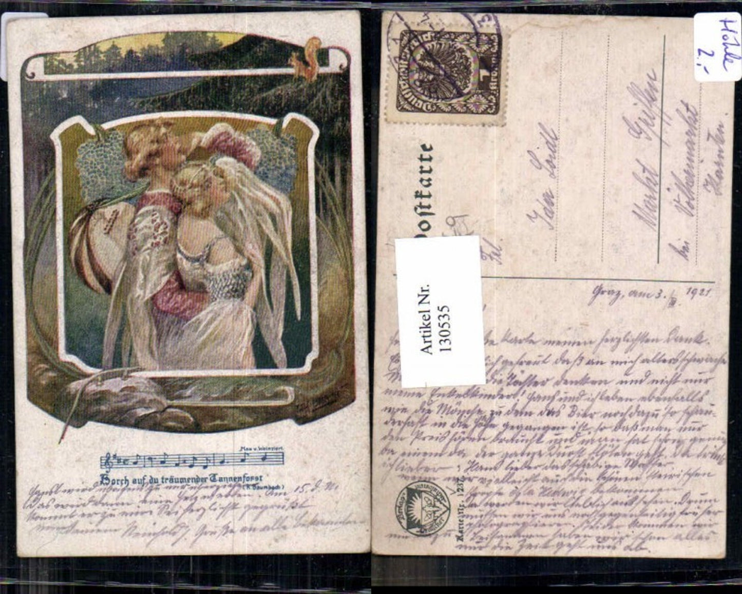 130535,Dt Schulverein 1237 W.H. Braun Tannenforst