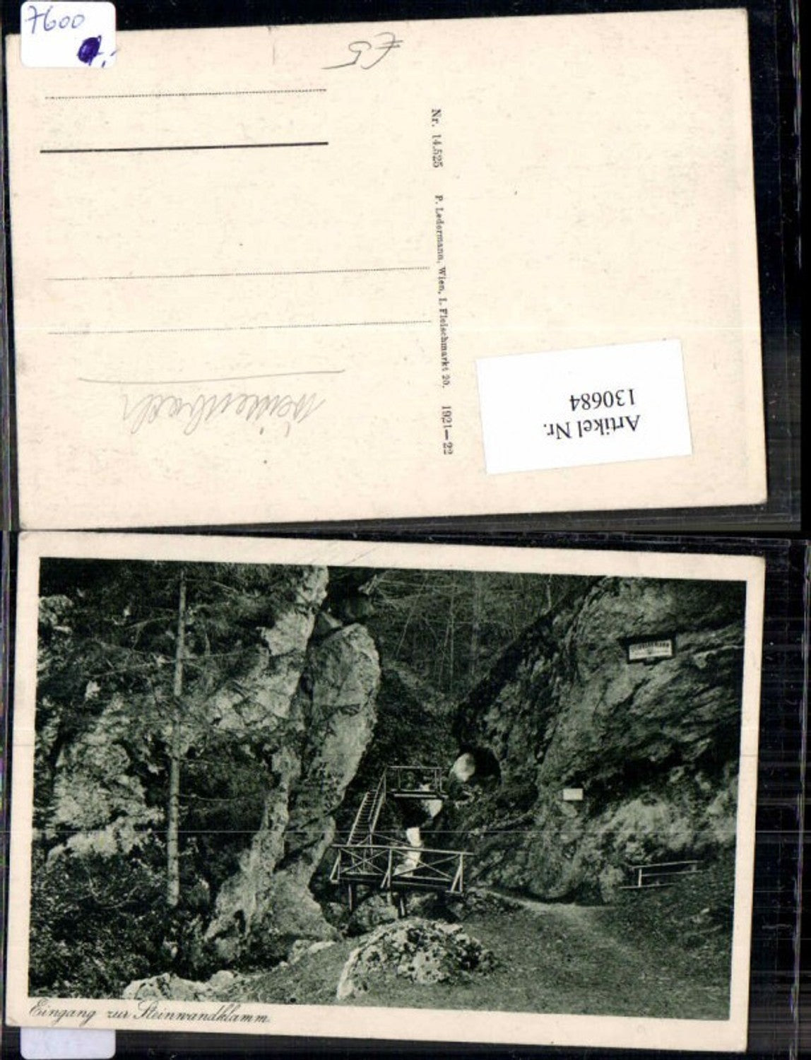 130684,Steinwandklamm bei Weissenbach a.d. Triesting Furth Eingang