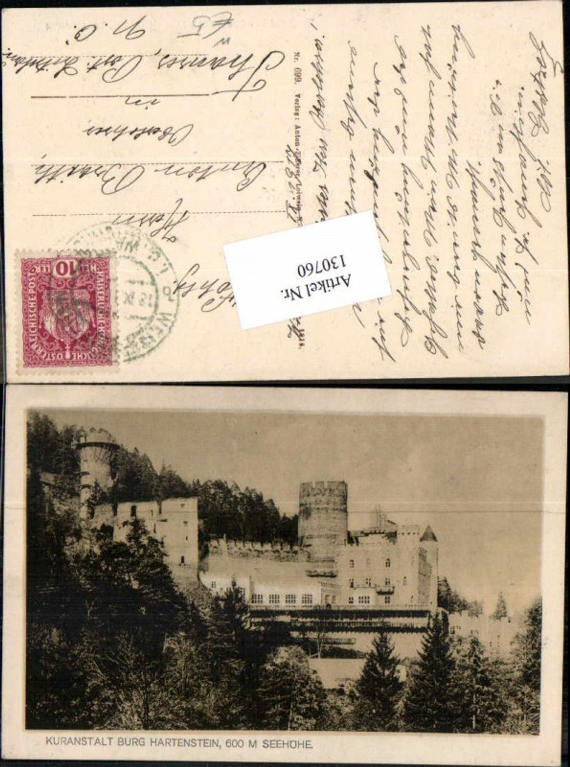 130760,Burg Hartenstein b. Els Krems