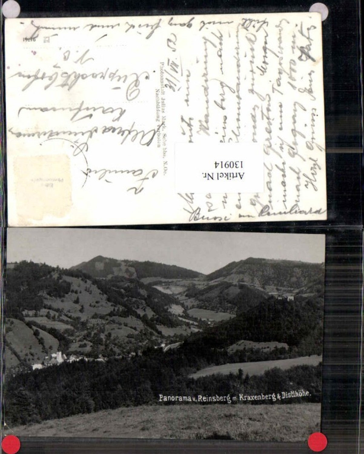 130914,FotoAK Reinsberg bei Gresten Kraxenberg Distlhöhe 1940