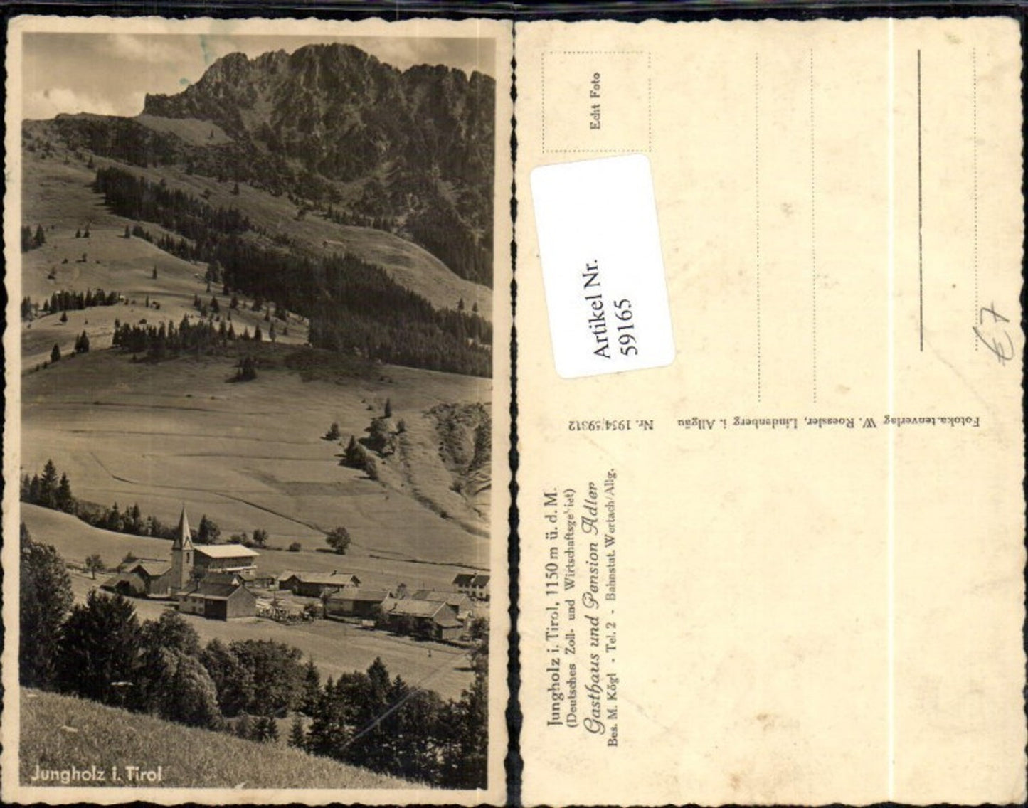 Alte Ansichtskarte – Old Postcard