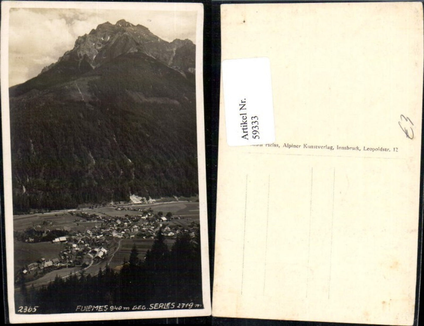 Alte Ansichtskarte – Old Postcard