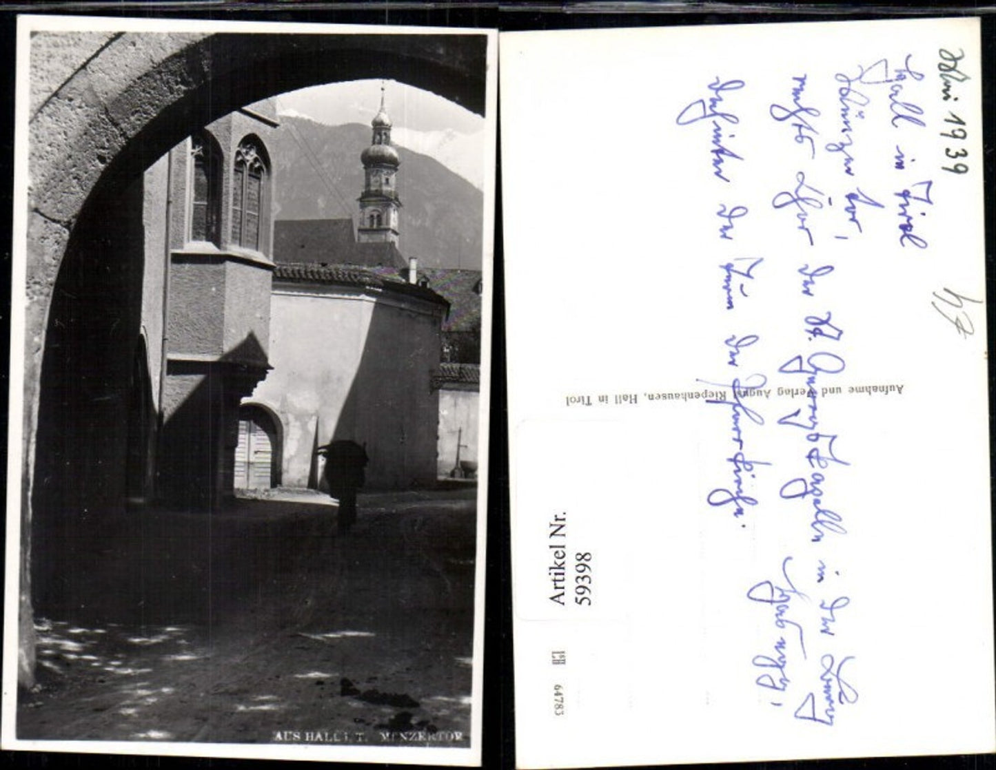 Alte Ansichtskarte – Old Postcard