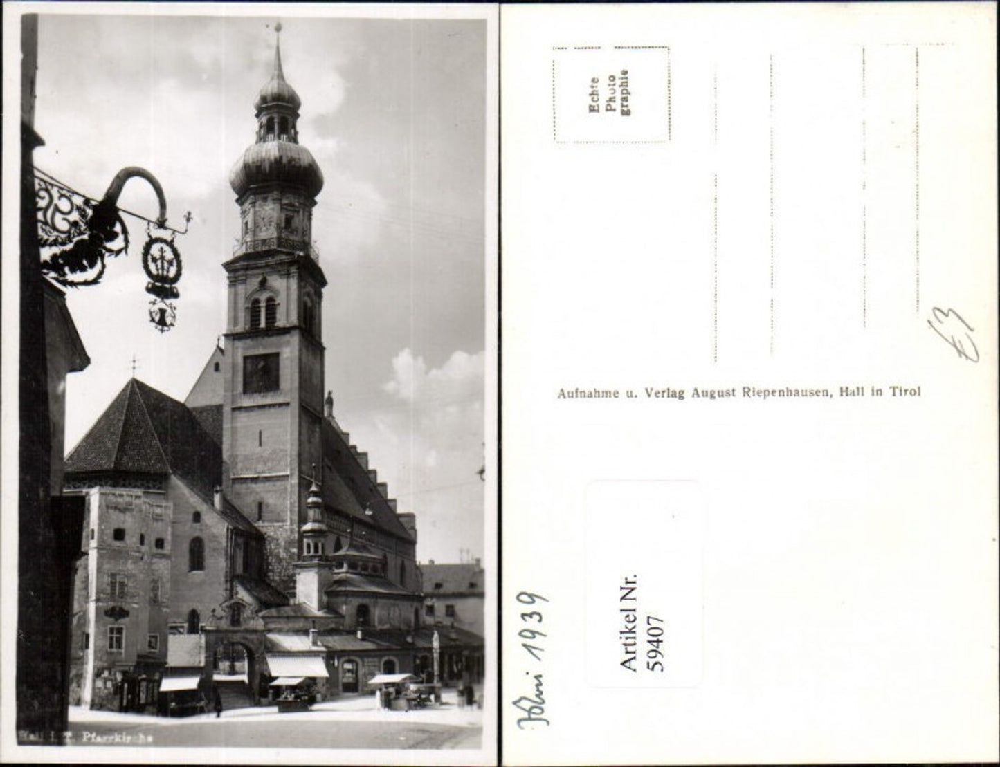 Alte Ansichtskarte – Old Postcard