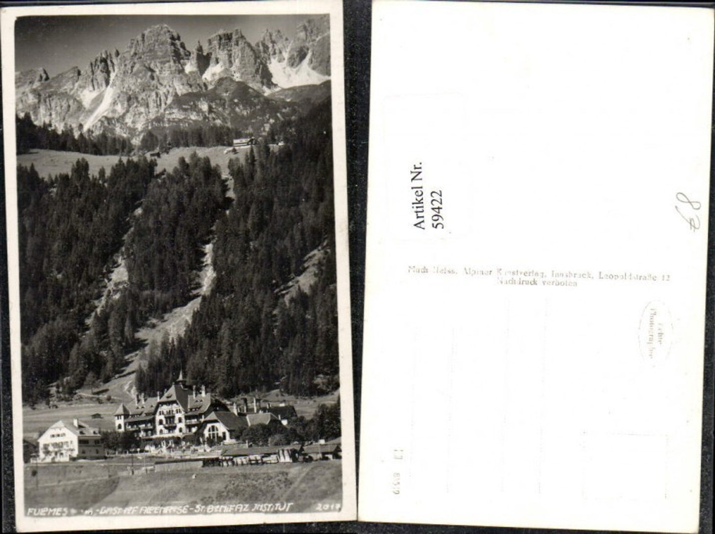 Alte Ansichtskarte – Old Postcard
