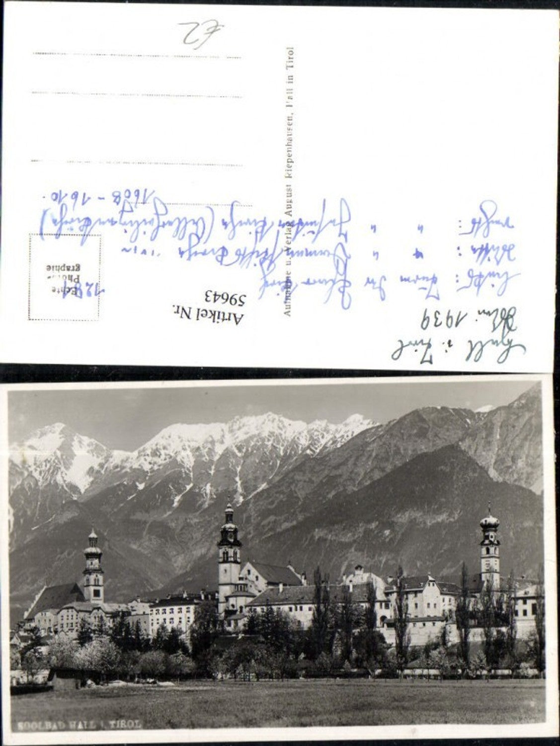 Alte Ansichtskarte – Old Postcard