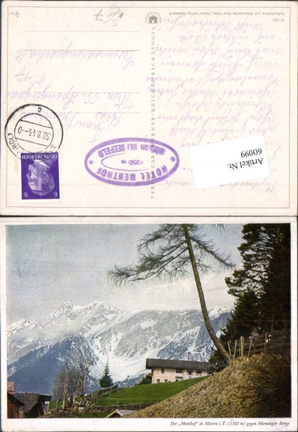 Alte Ansichtskarte – Old Postcard