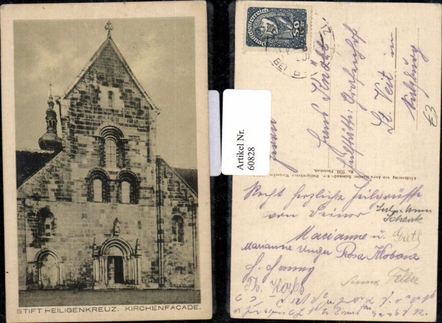 60828, St. Heiligenkreuz church facade