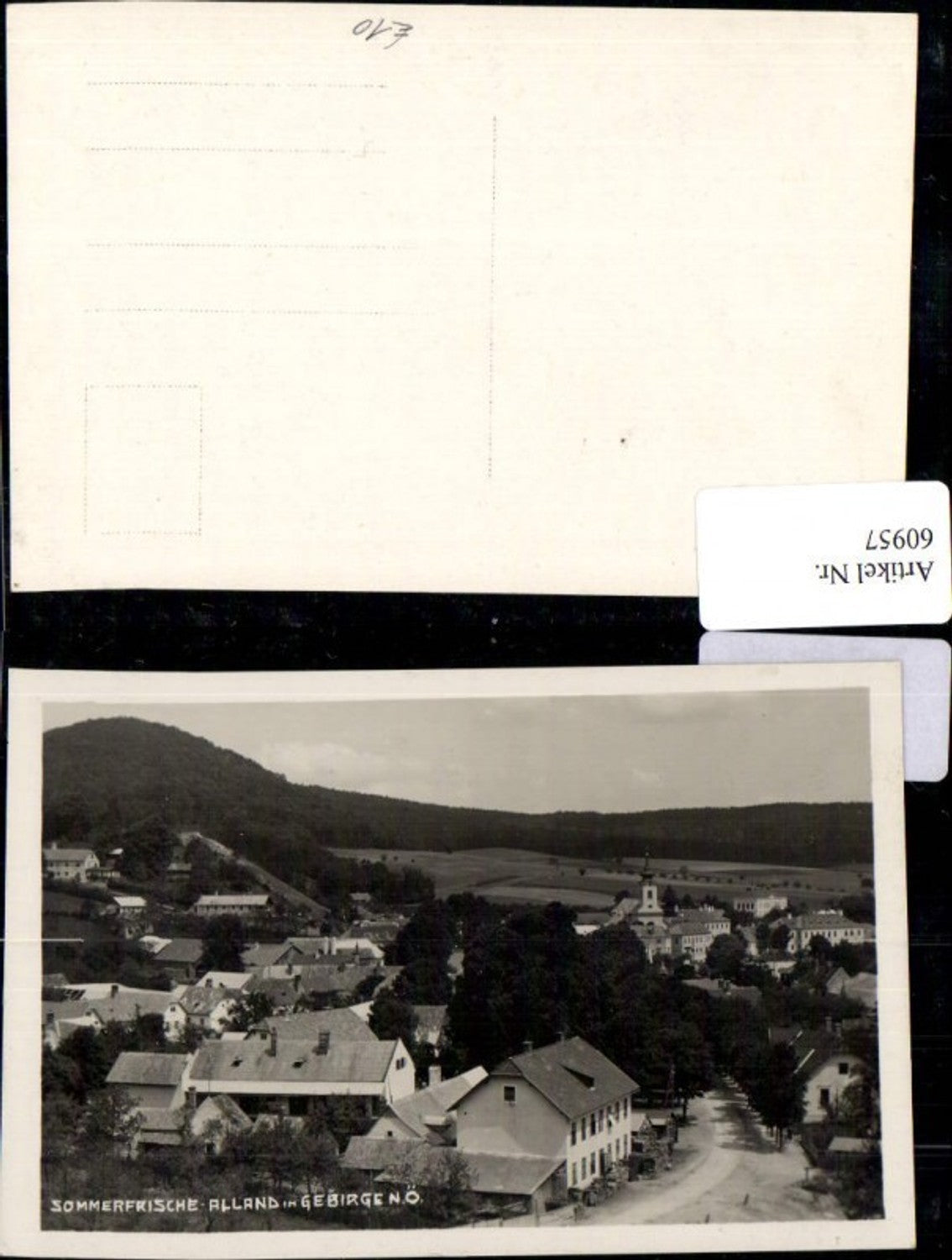 60957, Alland, town view, summer resort