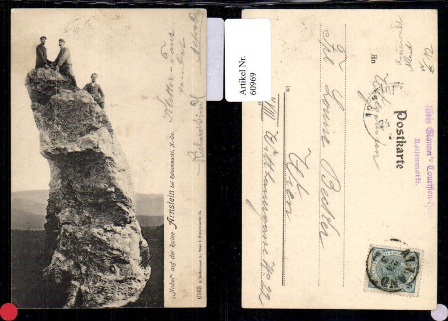 60969,Nadel Ruine Arnstein Raisenmarkt Reisenmarkt Alland