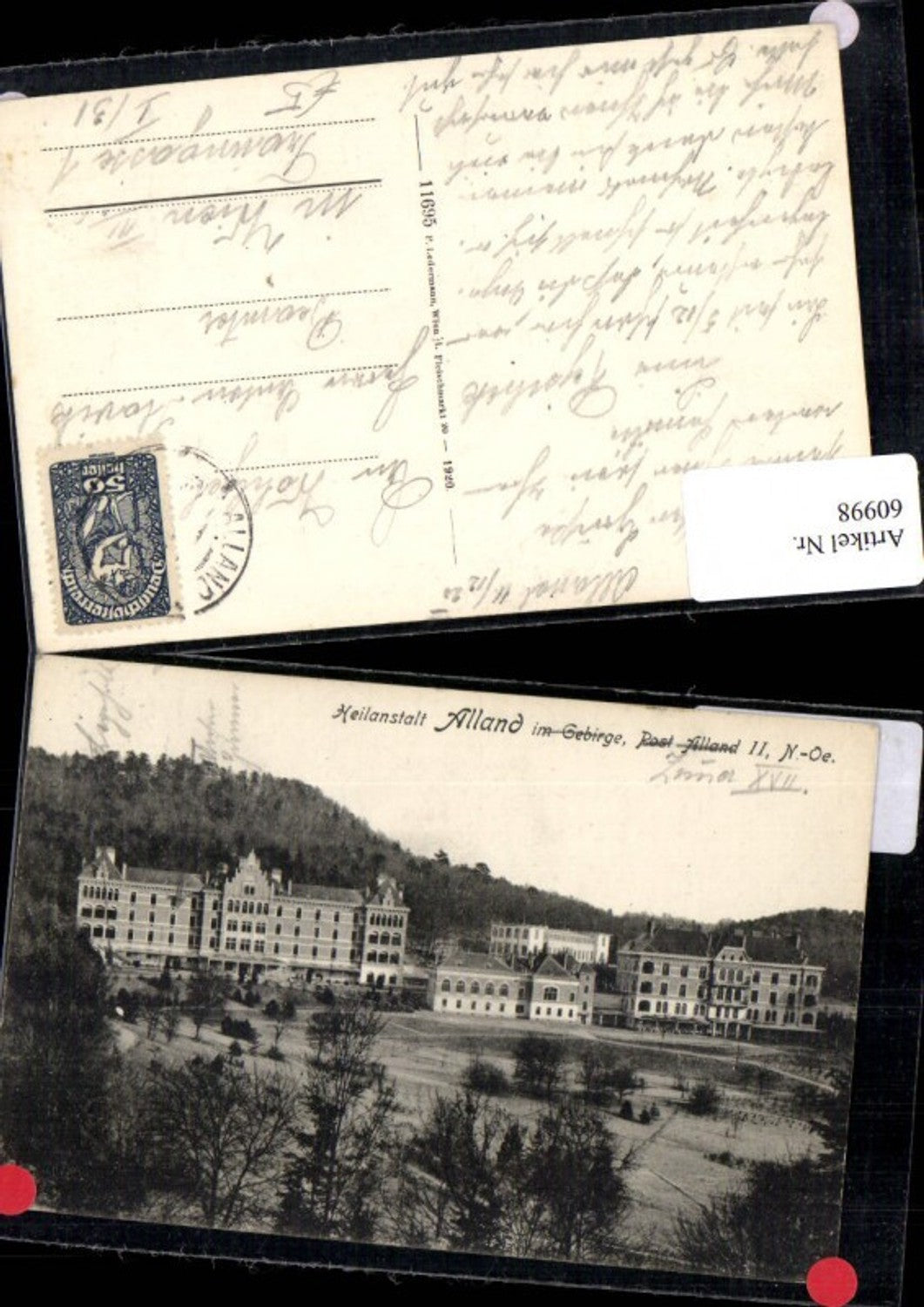 60998, Alland Sanatorium, exterior view 1925