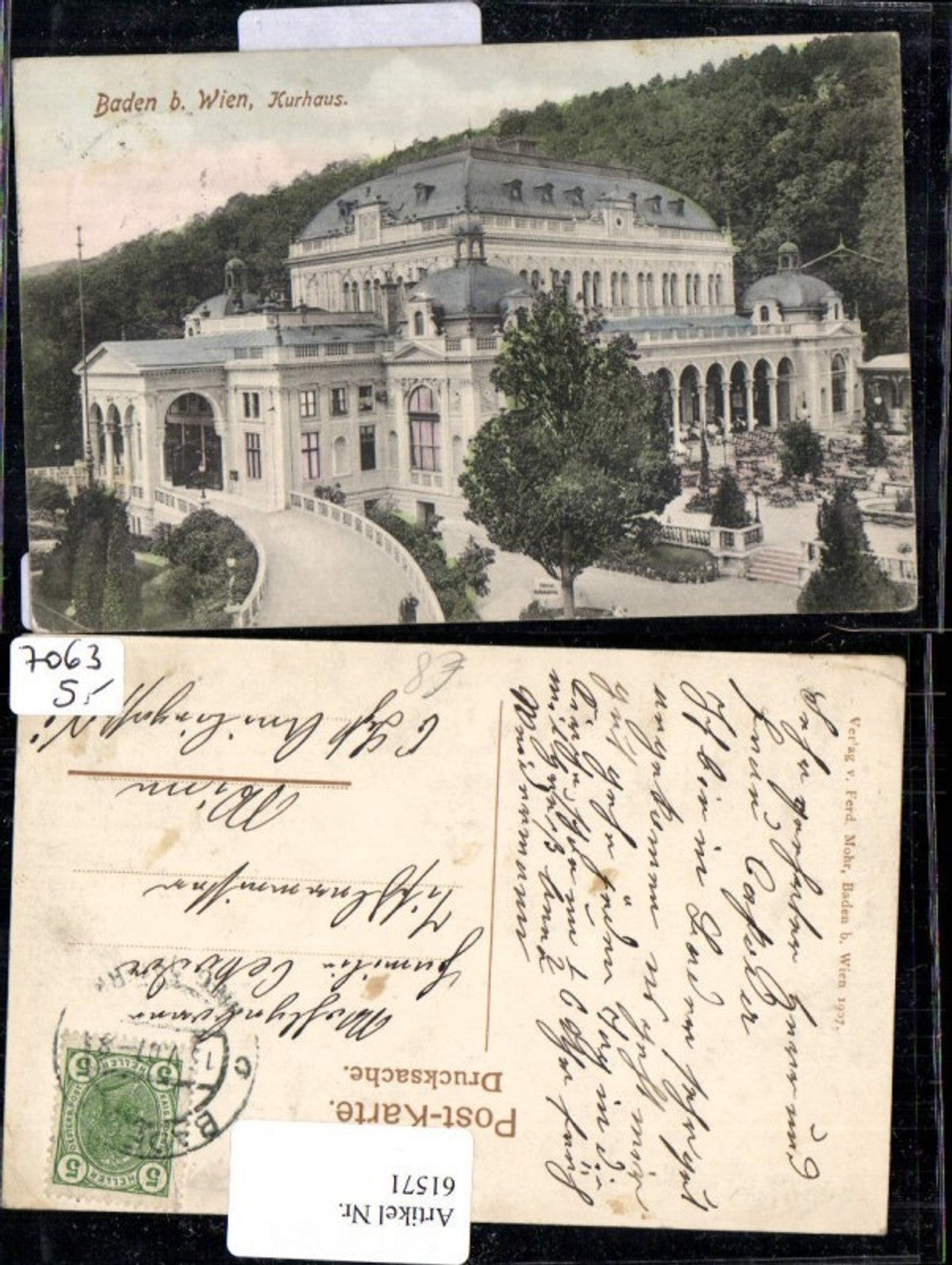 61571, Kurhaus Baden near Vienna