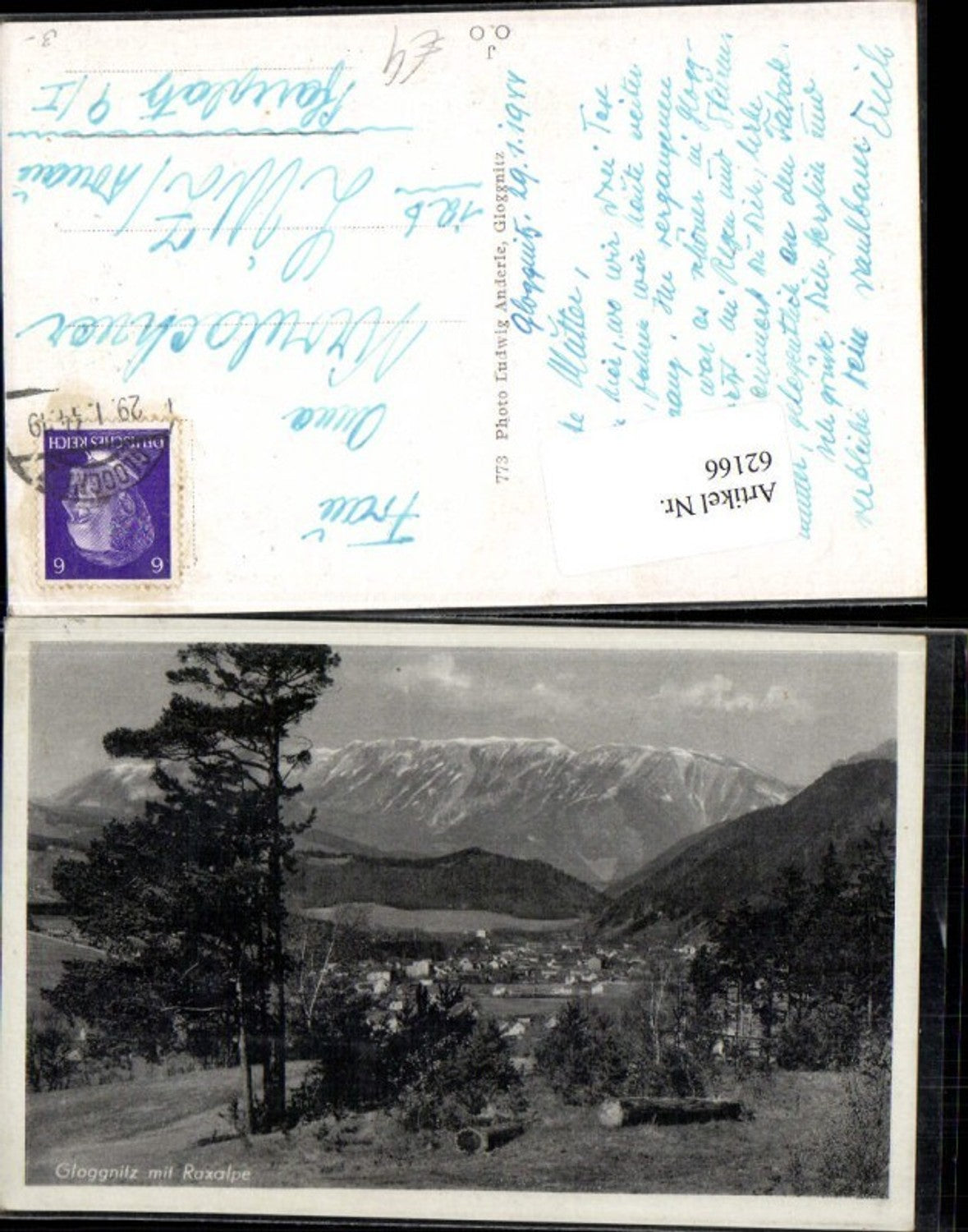 62166,Gloggnitz mit Rax