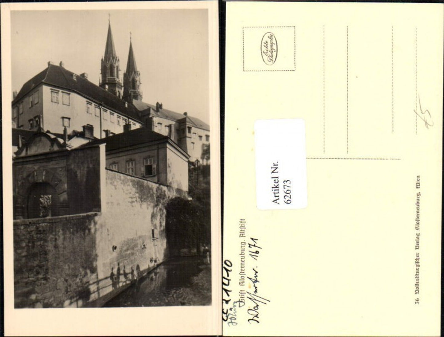 62673,Foto AK Stift Klosterneuburg Altstift