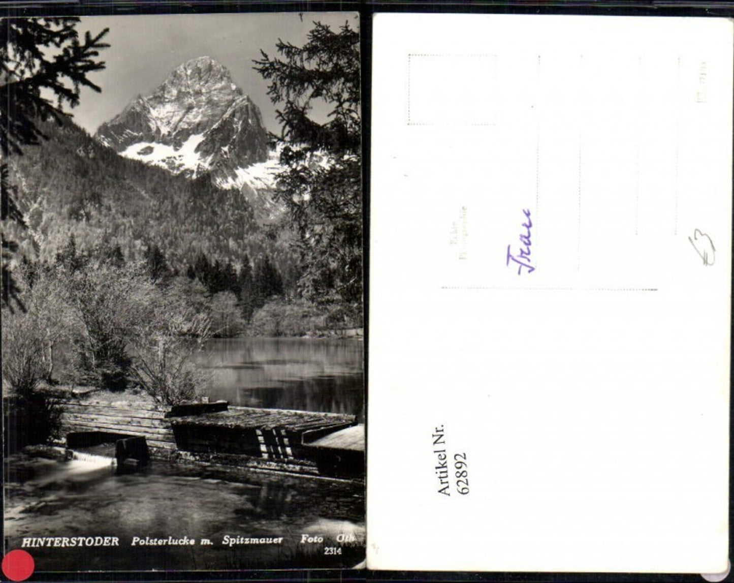 62892,Hinterstoder Polsterlucke mit Spitzmauer