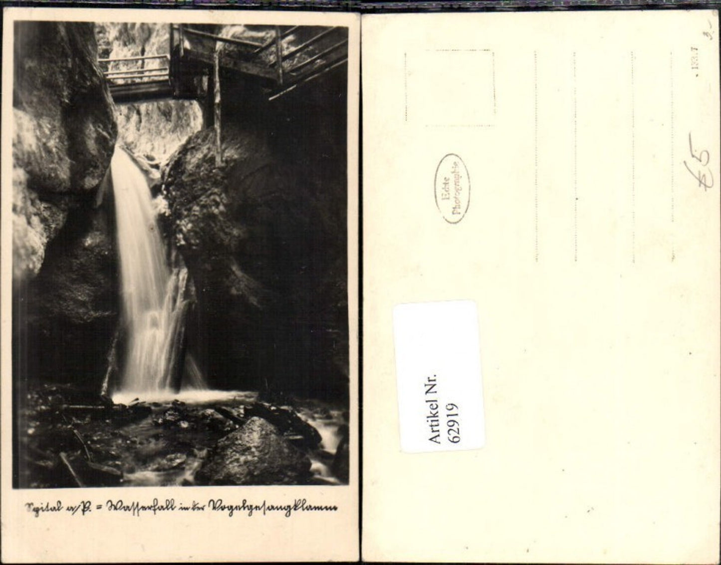62919,Spital am Phyrn Wasserfall i.d. Vogelsangklamm