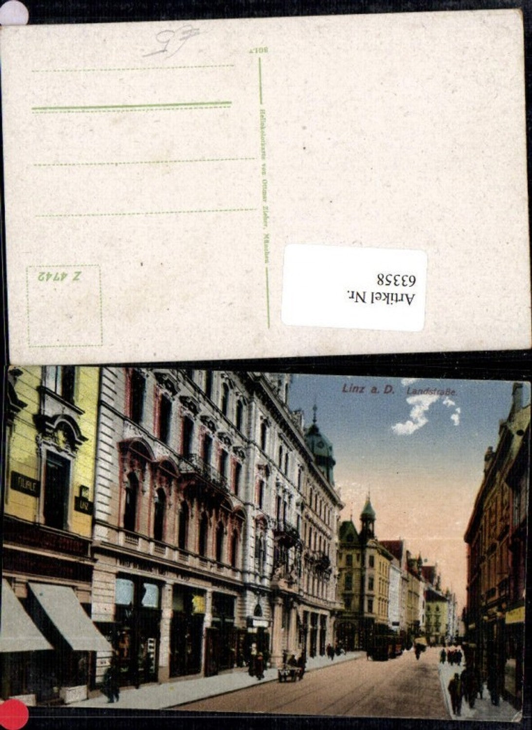 63358,Linz a.d. Donau Partie Landstraße