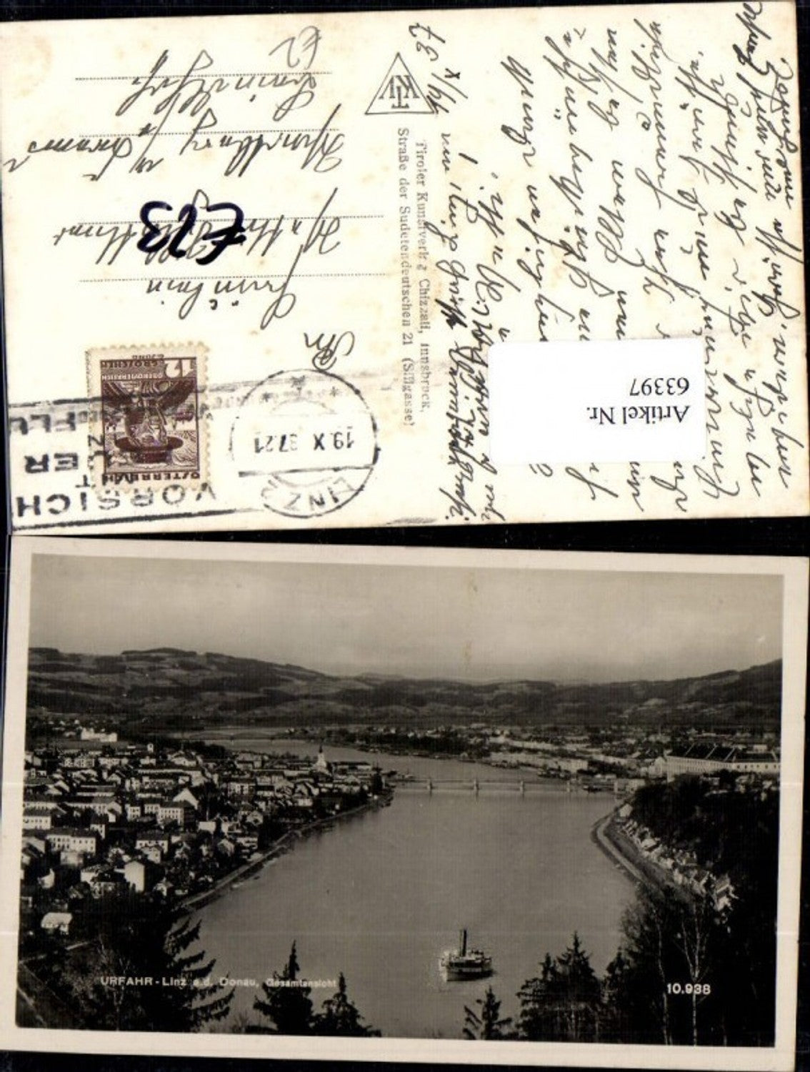 63397,Linz a.d. Donau Urfahr Gesamtansicht