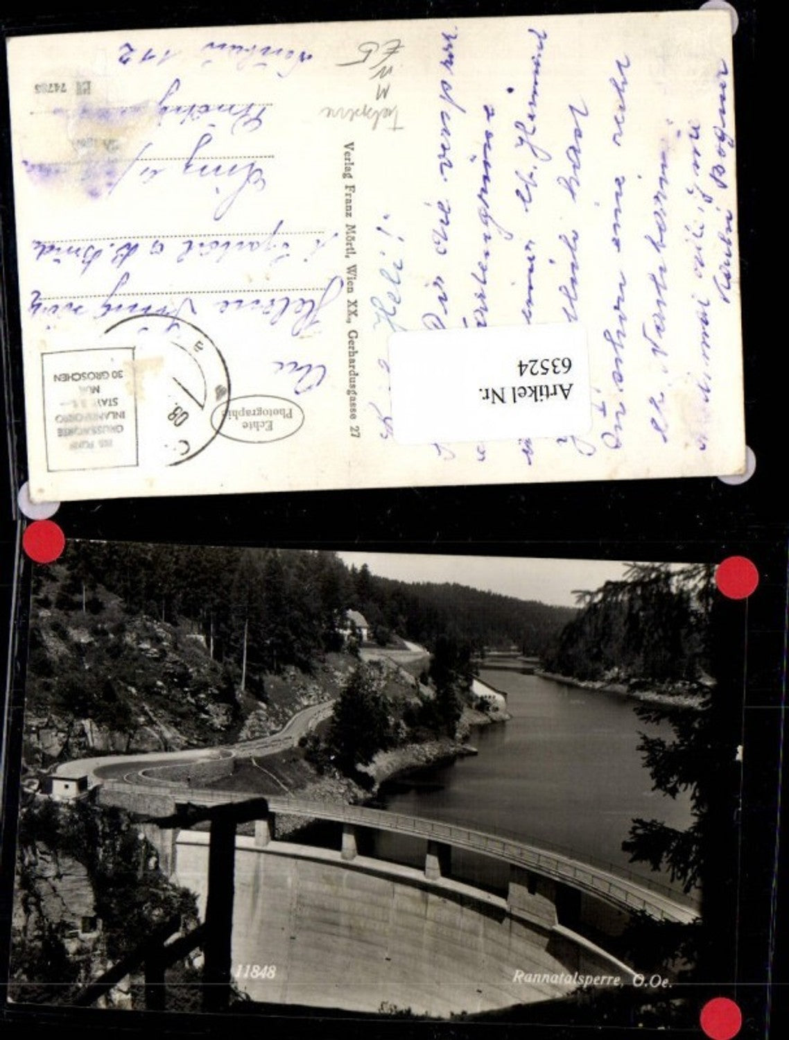 63524,Rannatalsperre Talsperre Pfarrkirchen im Mühlkreis Neustift im Mühlkreis