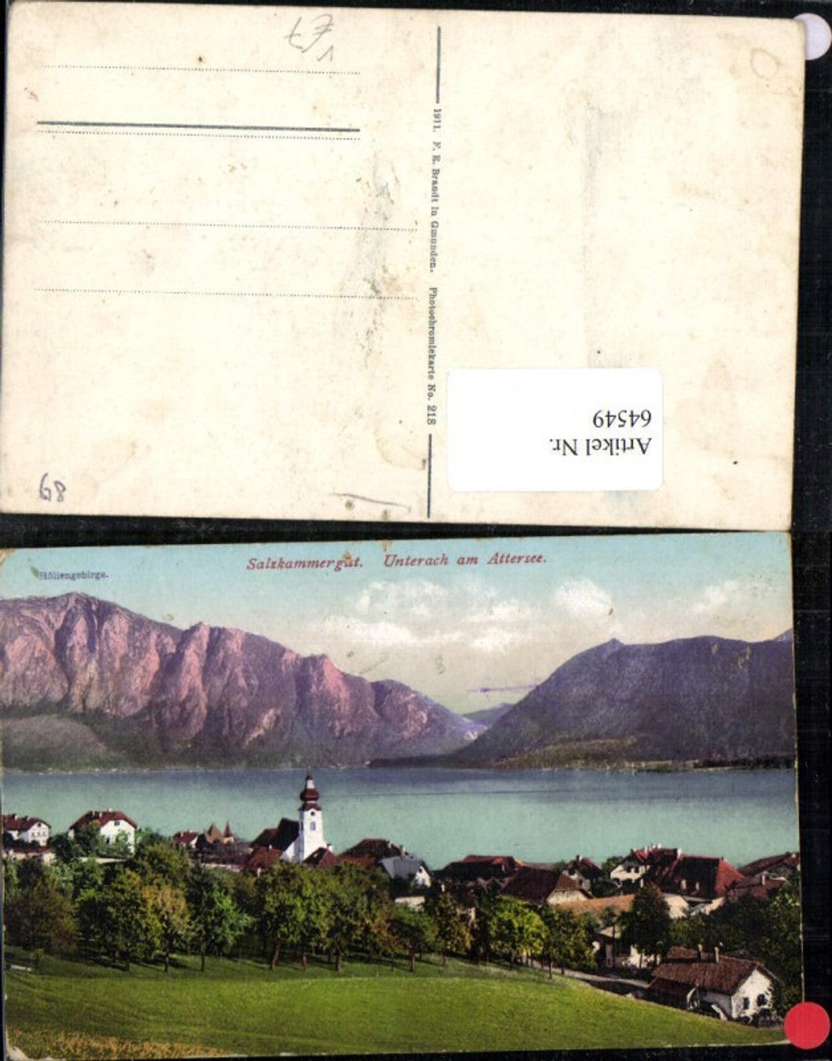 64549,Unterach am Attersee Totale pub F.E. Brandt 218