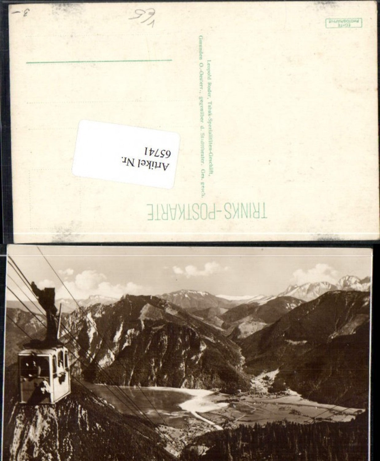 65741,Salzkammergut Ebensee Höllengebirge Seilbahn Gondel Seilschwebebahn pub Leopold Roder