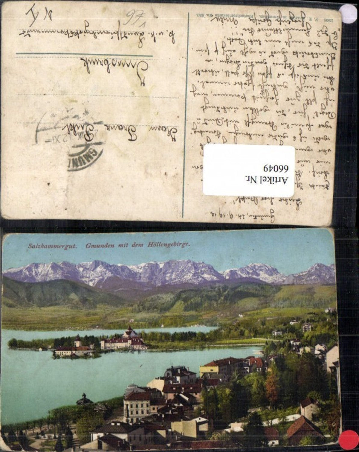 66049,Gmunden m. Höllengebirge Salzkammergut Brandt 930